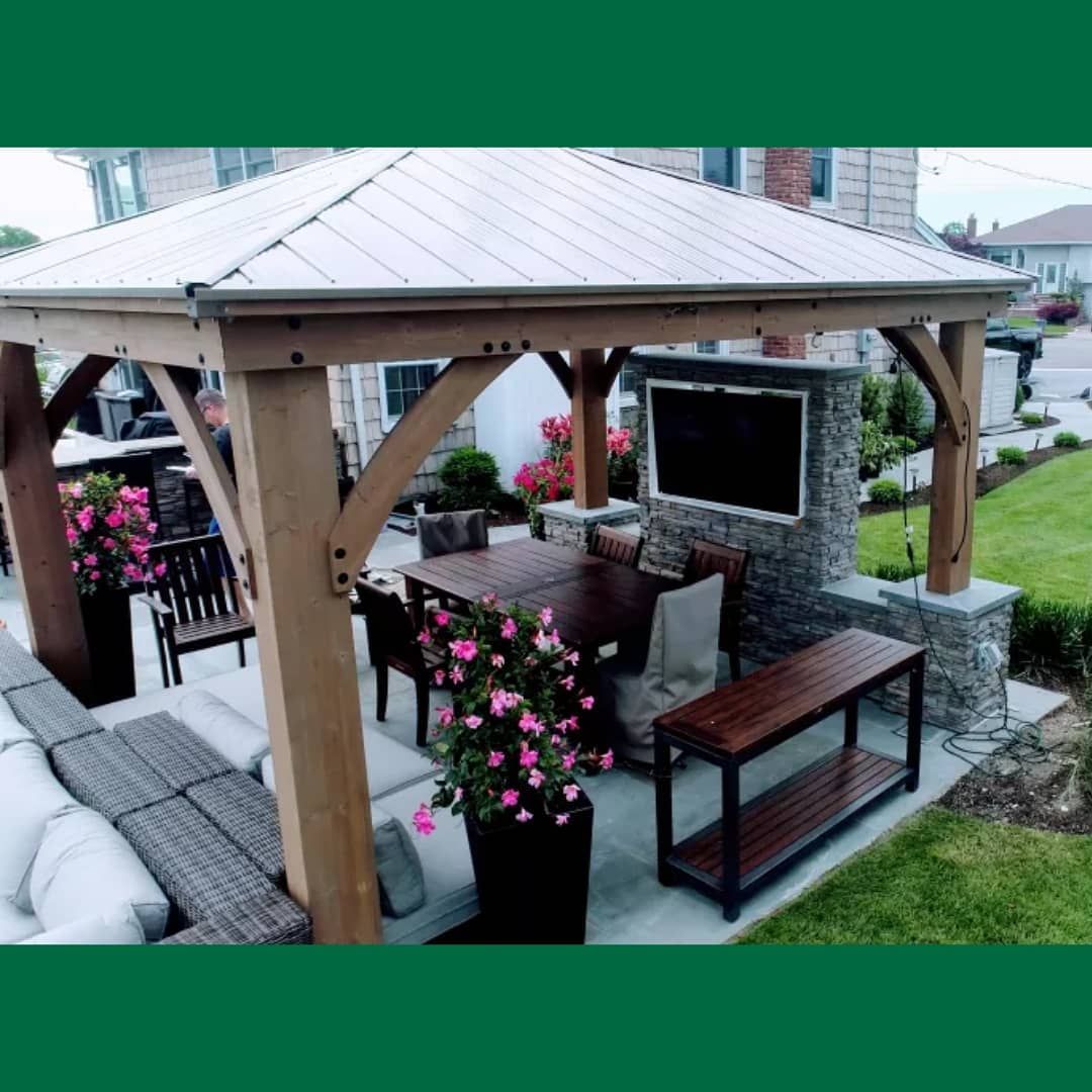 Gazebo with Fireplace Beautiful Costco Pavilion Patio and Backyard Ideas In 2019