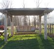 Gazebo with Fireplace New Cedar Log Pergola & Swing In 2019