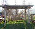 Gazebo with Fireplace New Cedar Log Pergola & Swing In 2019