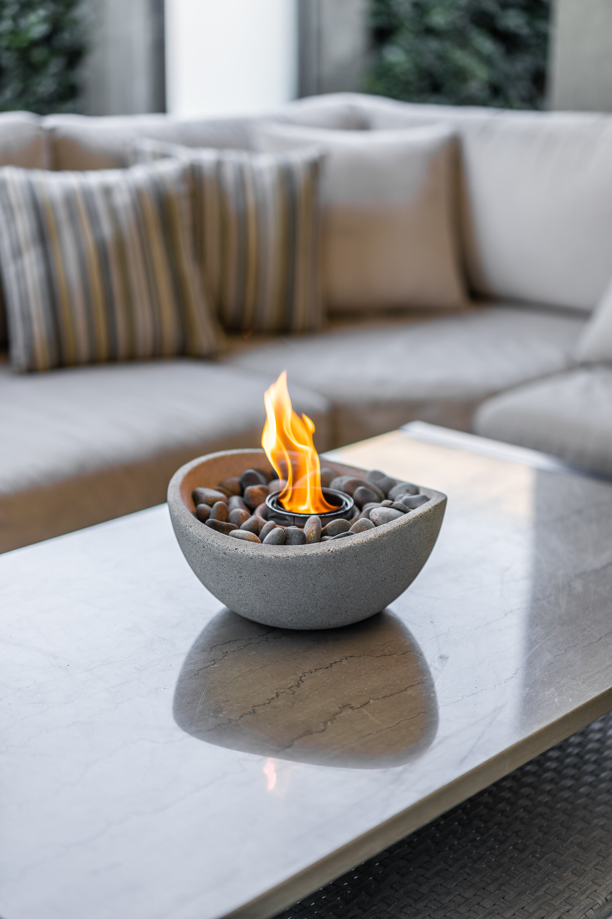 wave gel fuel tabletop fireplace