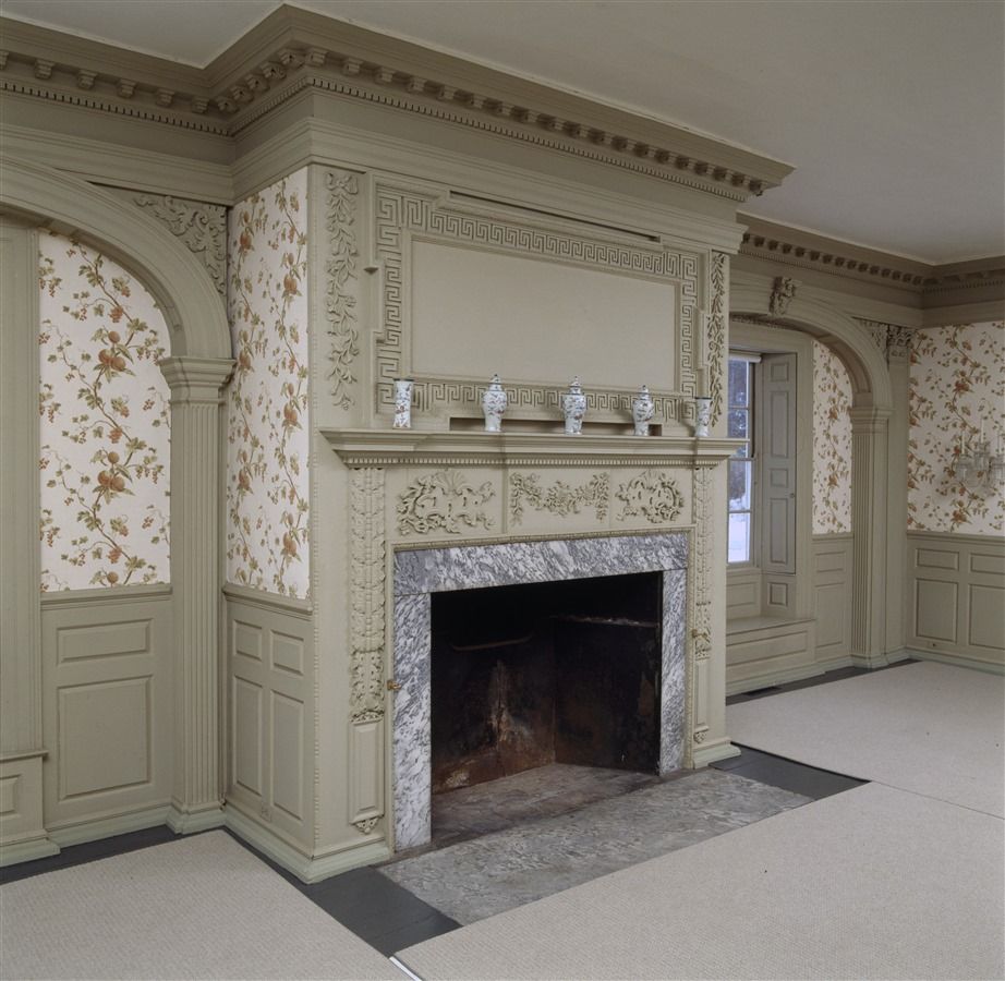 Georgian Fireplace Awesome Governor John Langdon House Gallery — Historic New