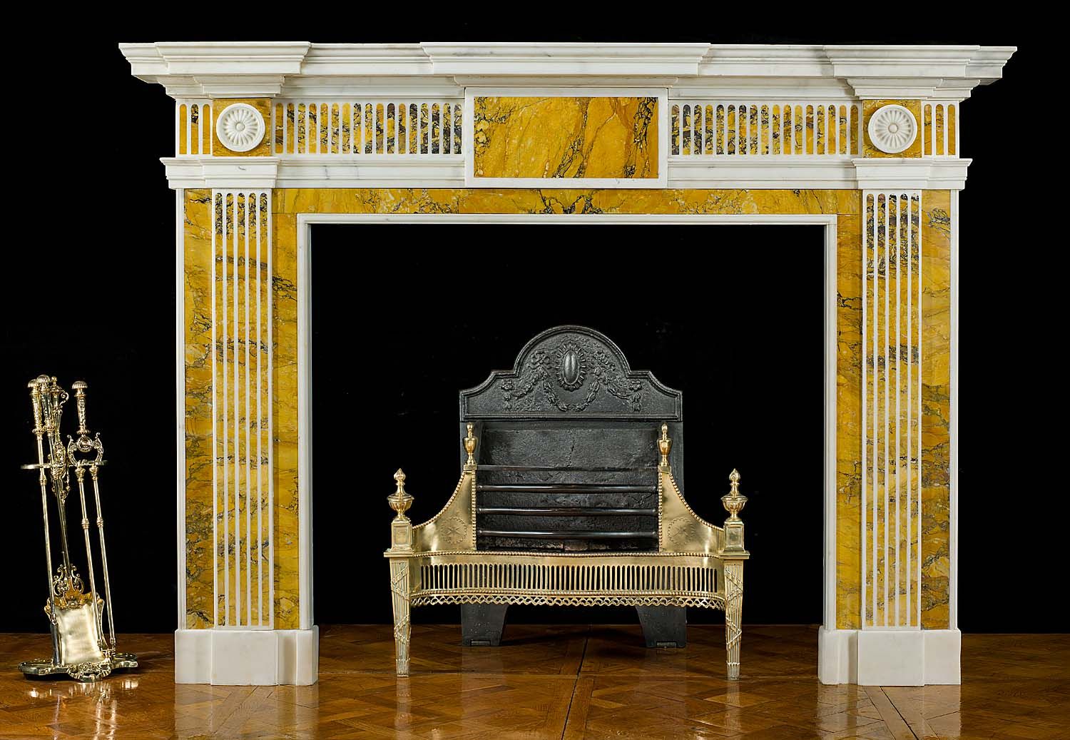 A LATE GEORGIAN NEO CLASSICAL FIREPLACE in the manner of 5c2e0dbd06ac076e f c
