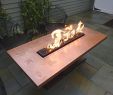 Glass Bead Fireplace Luxury Rectangular Propane Fire Pit Table