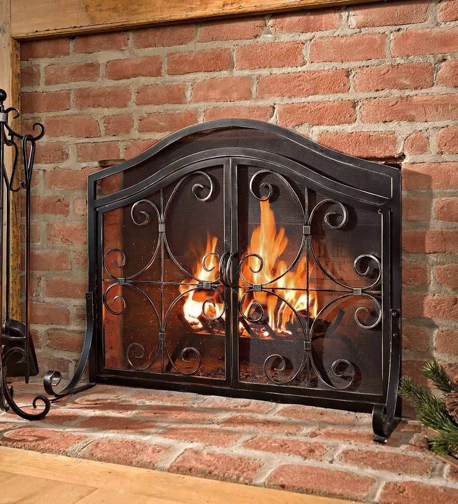 Glass Fireplace Screens Freestanding Elegant Pin On House