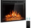 Glass Fireplace Screens Freestanding Unique Goflame 36 750w 1500w Fireplace Heater Electric Embedded Insert Timer Flame Remote