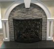 Glass Stone Fireplace Luxury after Using Arlington Stria Glass and Stone Wall Tile for