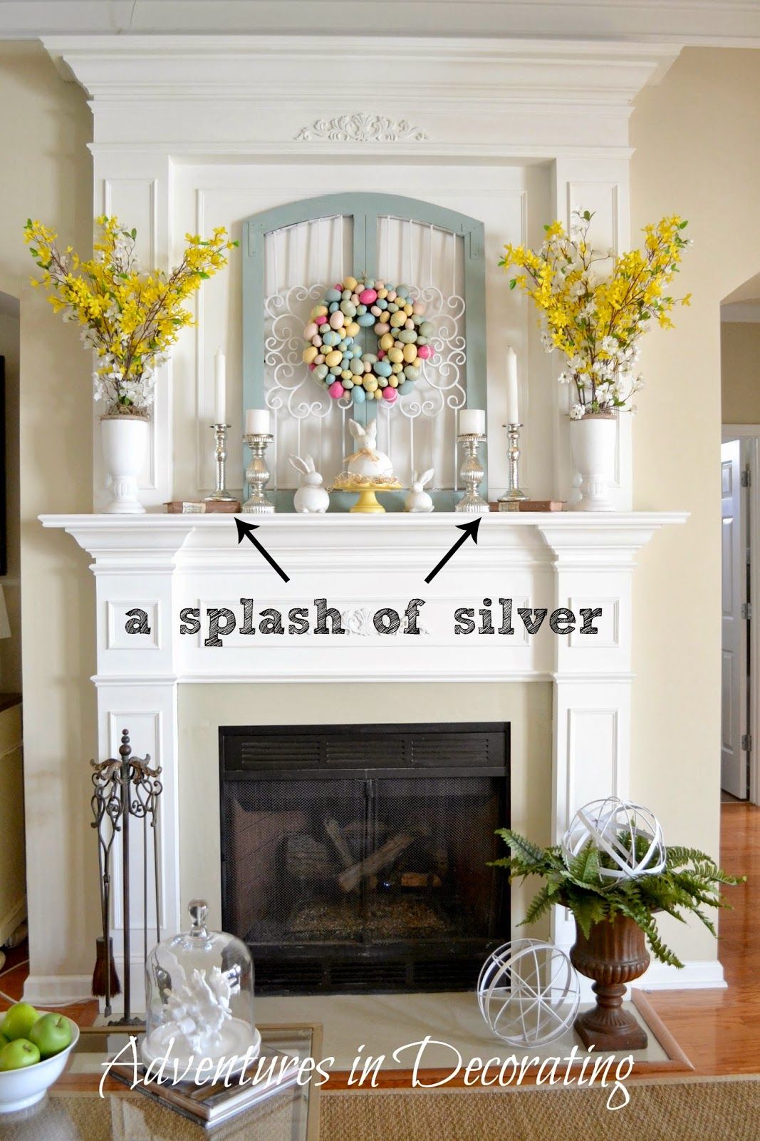 Graves Fireplace Lovely Adventures In Decorating Styling Our Spring Mantel