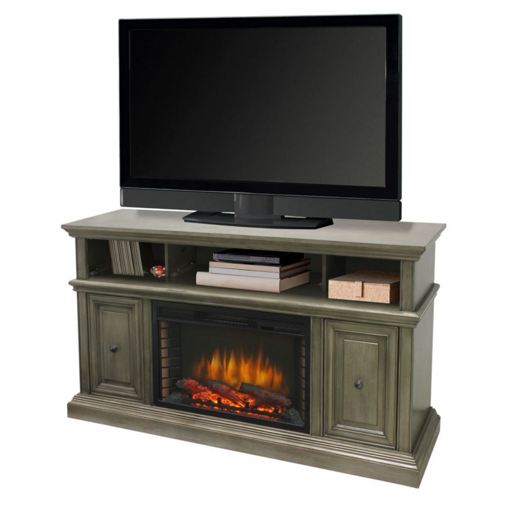 Gray Electric Fireplace Tv Stand Fresh Mccrea 58 Inch Media Electric Fireplace In Dark Weathered Grey Finish