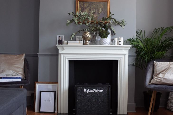 Gray Fireplace Mantel Elegant Grey Living Room Victorian House Cornice Fireplace Mantel