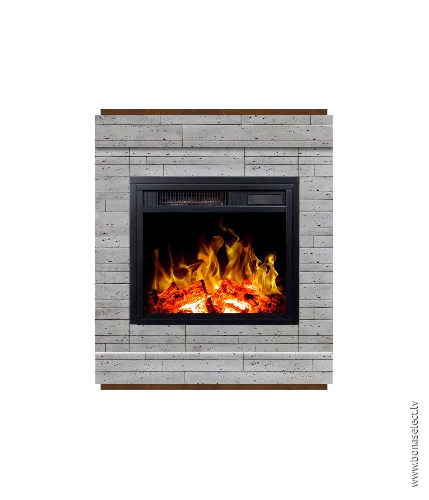 Gray Stone Fireplace Elegant ÐÐ°Ð¼Ð¸Ð½ Smart Stone Concrete Ñ Ð¿Ð¾ÑÑÐ°Ð Ð¾Ð¼