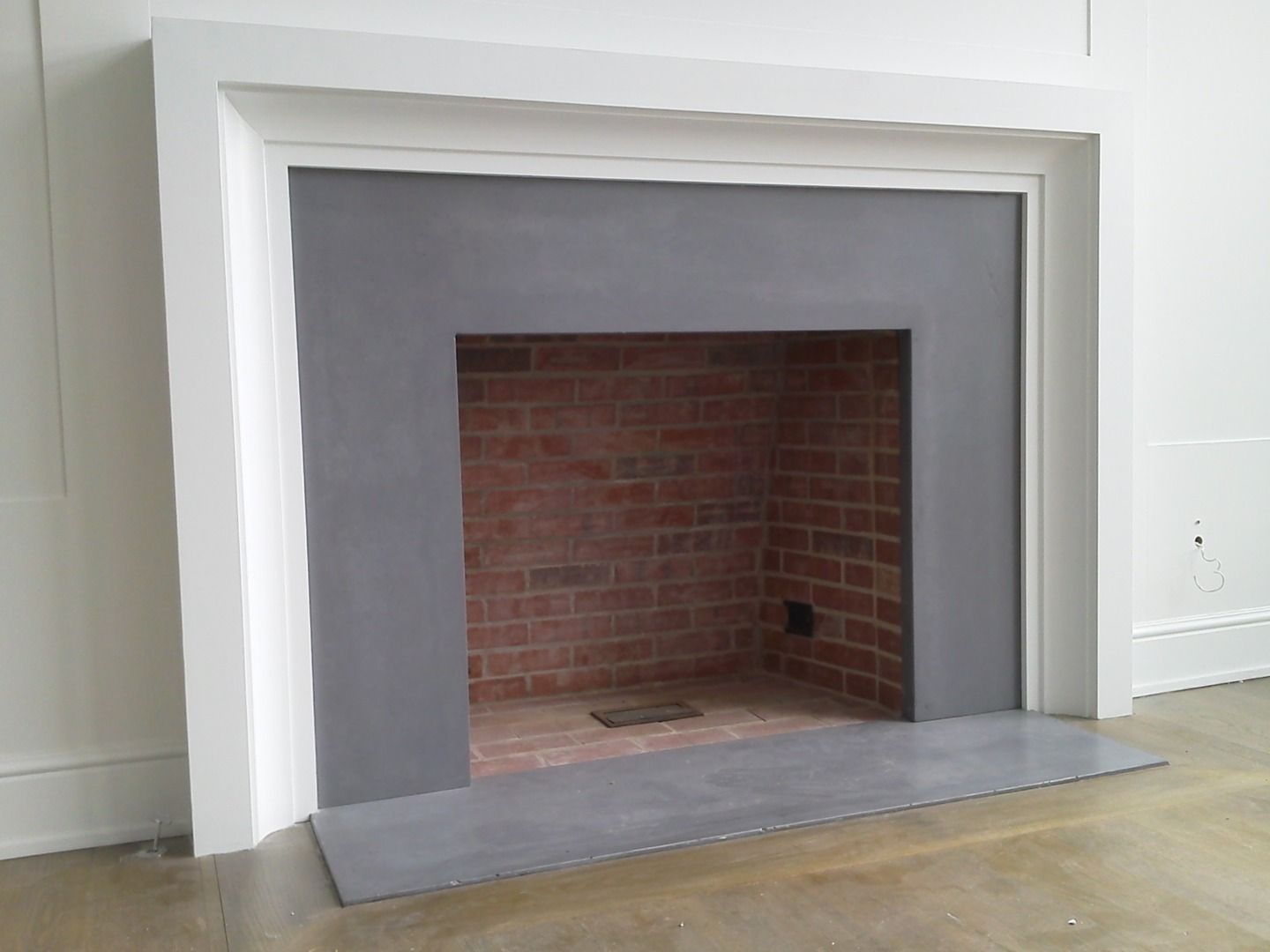 Gray Stone Fireplace New Stone Surround You Would Need Much Thinner Mantle Piece I
