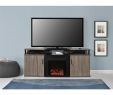 Grey Entertainment Center with Fireplace Inspirational Ameriwood Windsor 70 In Weathered Oak Tv Console with