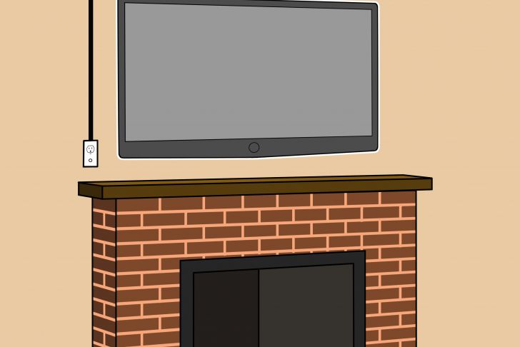 Hanging Tv On Brick Fireplace Elegant How to Mount A Fireplace Tv Bracket 7 Steps with