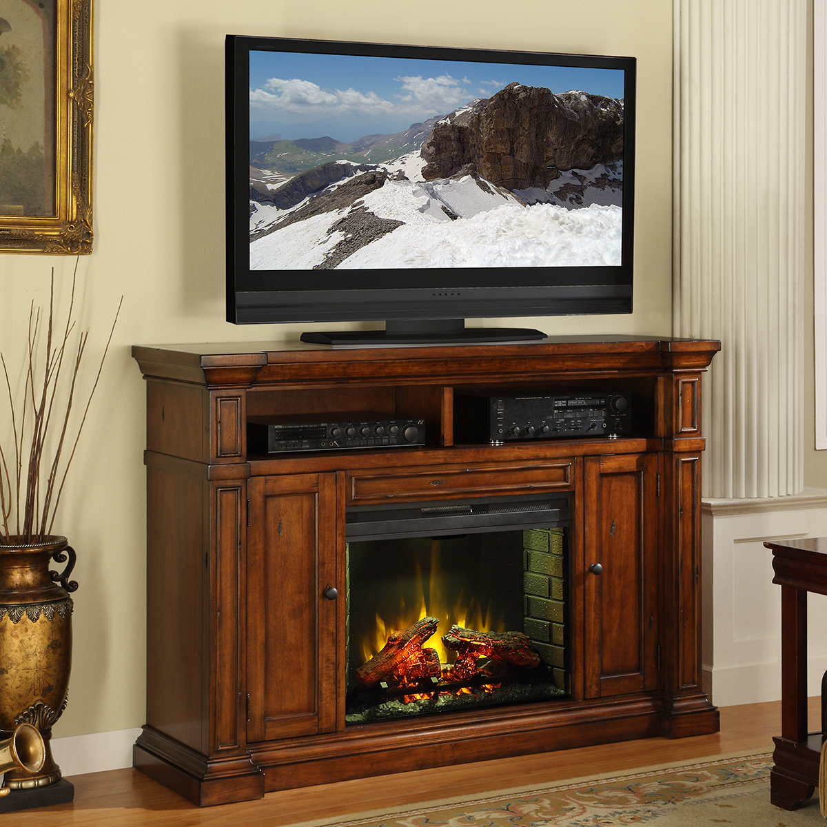 Harlan Grand Electric Fireplace Elegant Fireplaces Portable Electric & Gel Fuel Fireplaces