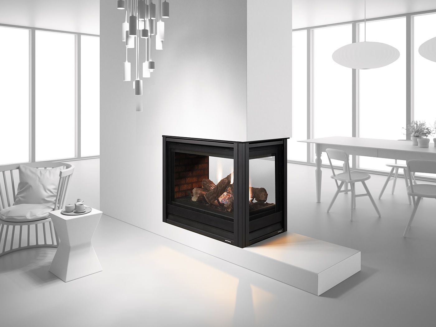 Heat and Glo Fireplace Insert Best Of Heat and Glo Pier 36tr See Through Gas Fireplace