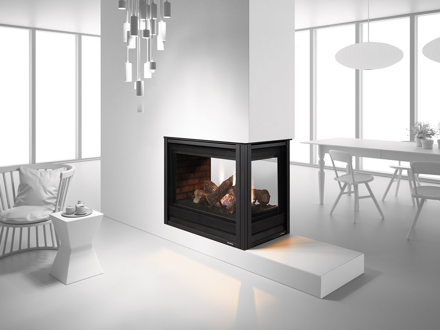 Heat and Glo Fireplace Inserts Fresh Heat and Glo Pier 36tr See Through Gas Fireplace