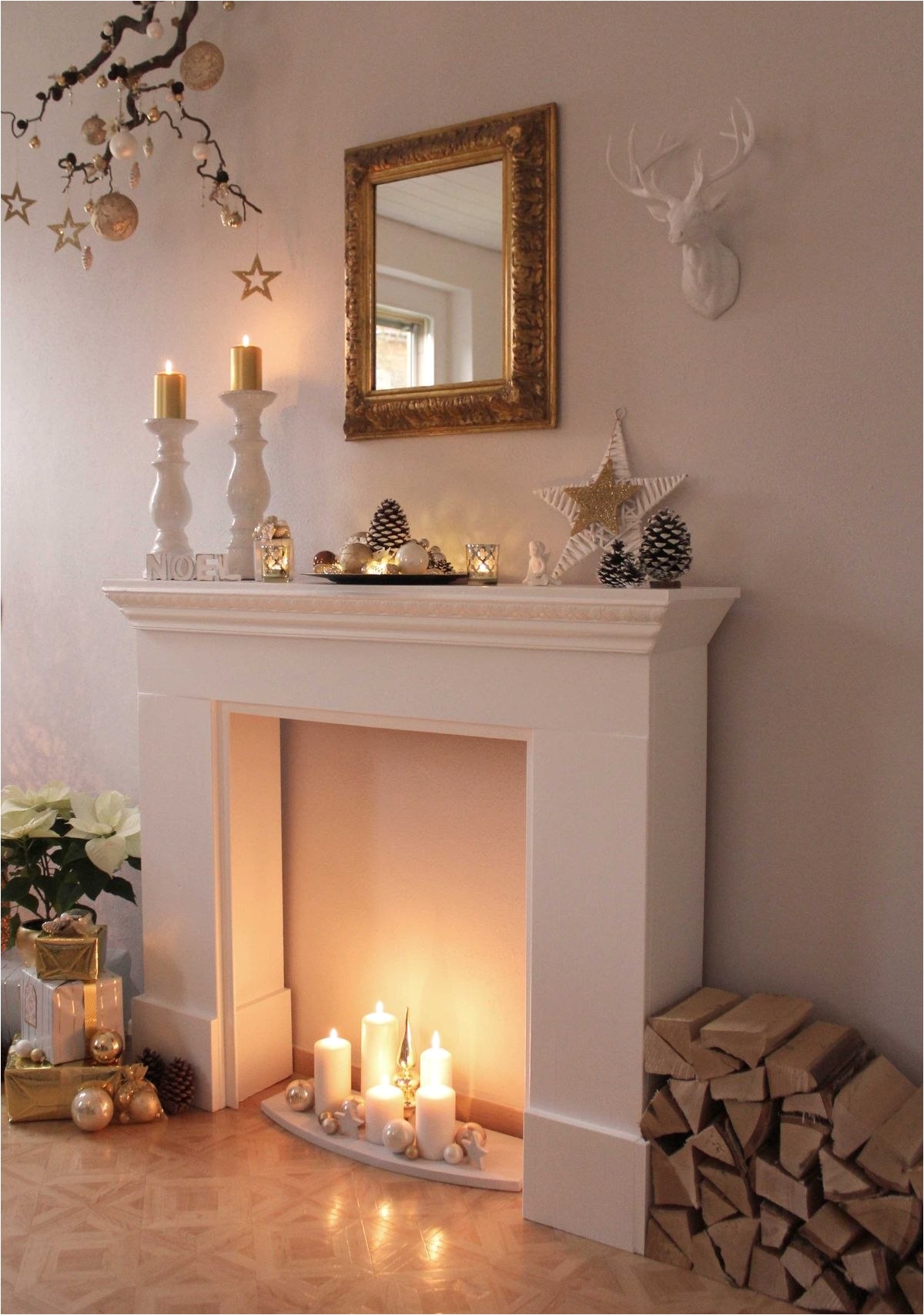 Heat and Glo Fireplace Luxury White Mantel Gas Fireplace