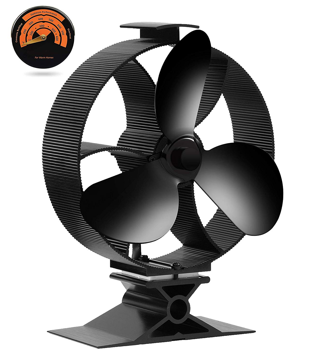 Chekue Heat Powered Stove Fan 3 Blade Classic Wood Stove 817QYYyFUAL SL1500