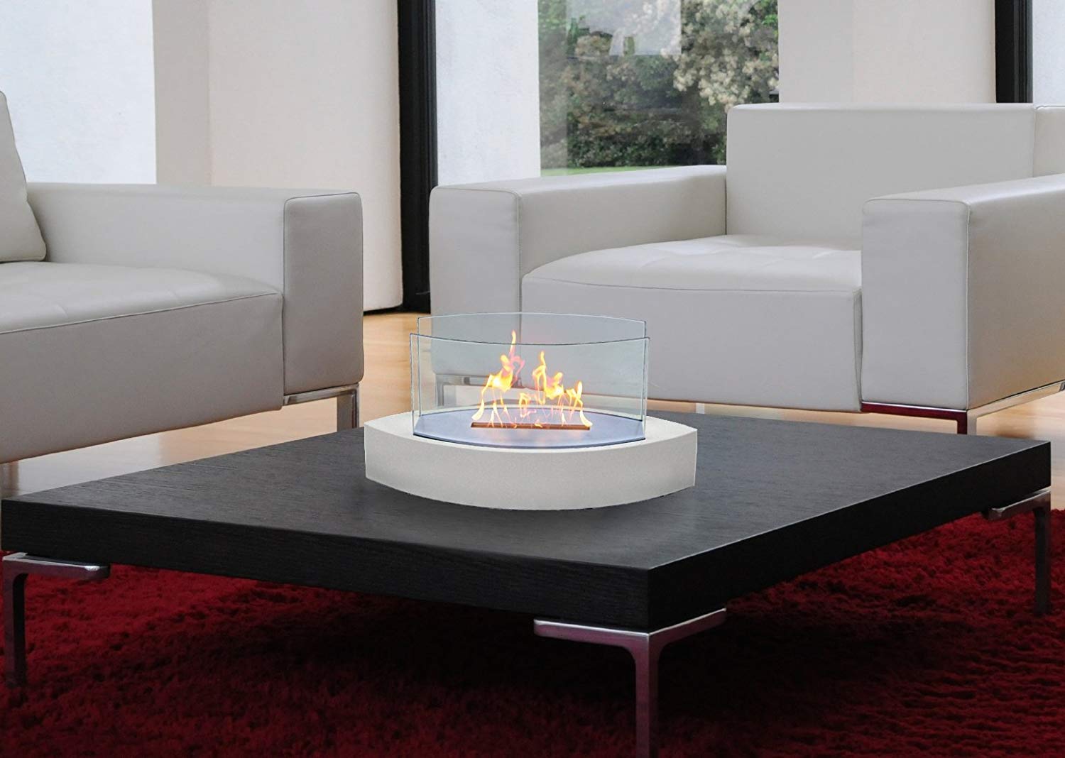 Heat Shield to Protect Tv Over Fireplace Beautiful Anywhere Fireplace Lexington Tabletop Bio Ethanol Clean Burning Eco Friendly Fireplace In High Gloss White