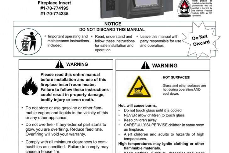 Heat Surge Electric Fireplace Manual Fresh Save these Instructions Owner S Manual Model Do Not