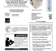 Heat Surge Electric Fireplace Manual Unique the Economizerâ¢ 6 Gas Water Heater Owner S Manual