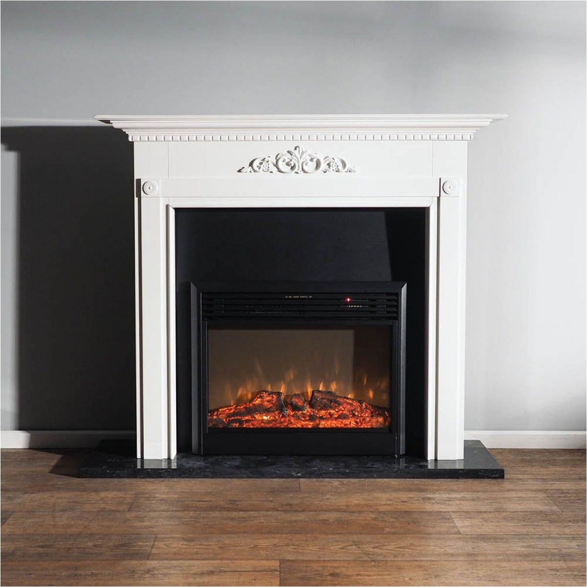 Heat Surge Fireplace Luxury White Mantel Gas Fireplace