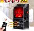 Heaters that Look Like Fireplaces Awesome Details About 2019 Portable Han R Flame Heater Walloutlet Digital Plugin Electric Fan Heater