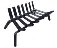 Heavy Duty Cast Iron Fireplace Grate Inspirational Black Wrought Iron Fireplace Log Grate 24 Inch Wide Heavy