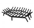 Heavy Duty Cast Iron Fireplace Grate New Uniflame 27 In X 27 In Black Hexagon Shape Bar Fireplace