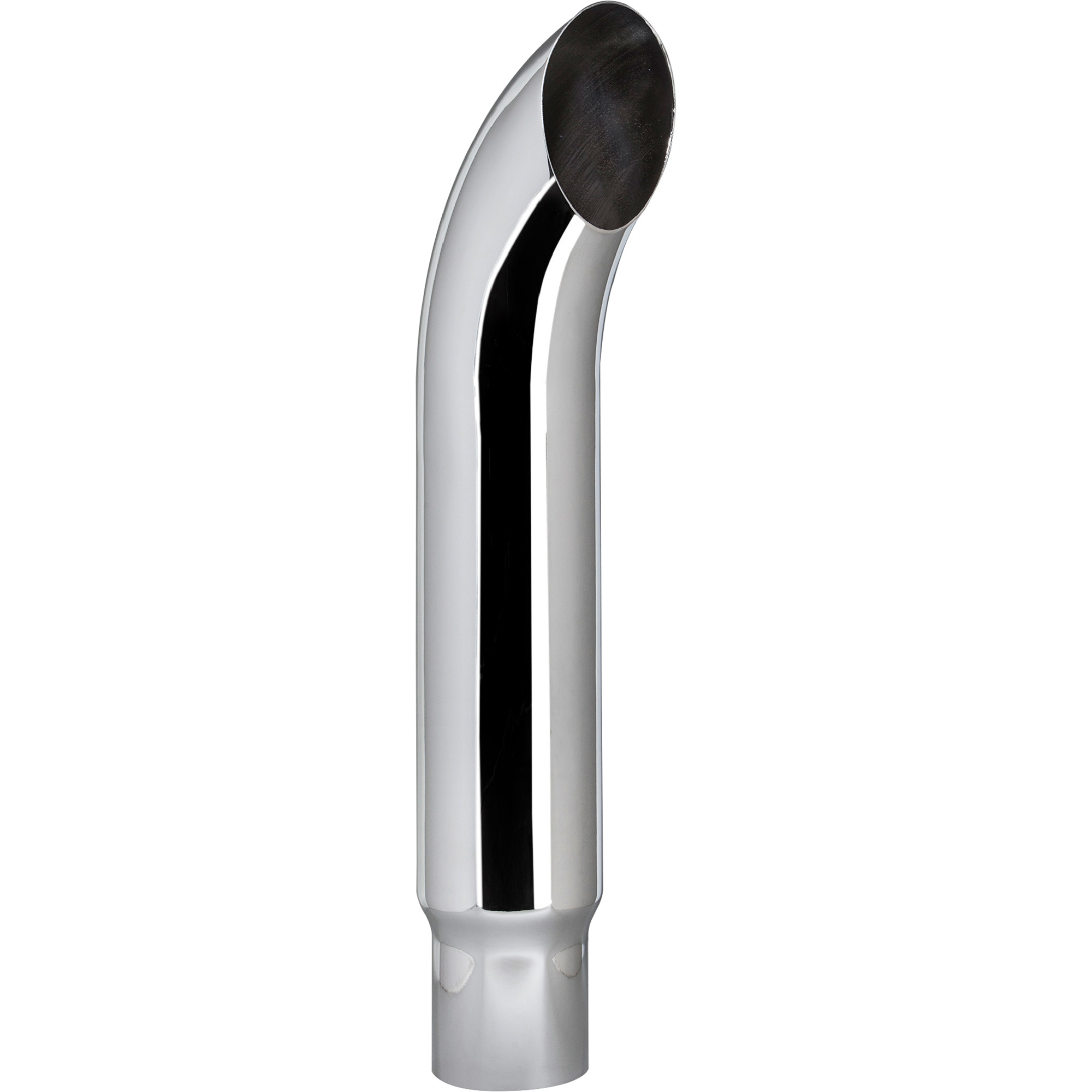 Roadmaster 36in Truck Exhaust Stack — Chrome — 6in OD Reduced to 5in OD 2000x2000