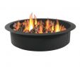 Heavy Duty Fireplace tools Elegant Sunnydaze Decor 36 In X 36 In Round Heavy Duty Steel Wood Burning Fire Pit Rim Liner