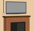 Hide Tv Wires Over Fireplace Best Of How to Mount A Fireplace Tv Bracket 7 Steps with