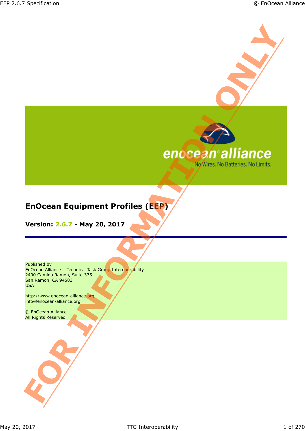 EnOcean Equipment Profiles EEP 1 1c28d f1f744a09e fa1e547