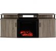 Home Decorators Collection Electric Fireplace Elegant Ameriwood Windsor 70 In Weathered Oak Tv Console with