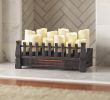 Home Decorators Collection Electric Fireplace Fresh Brindle Flame 20 In Candle Electric Fireplace Insert with Infrared Heater In Black