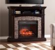 Home Depot Corner Fireplace New Newburgh 45 5 In W Faux Stone Corner Infrared Electric Media Fireplace In Ebony