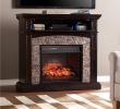 Home Depot Electric Fireplace Best Of Newburgh 45 5 In W Faux Stone Corner Infrared Electric Media Fireplace In Ebony