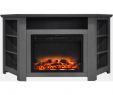 Home Depot Electric Fireplace Tv Stand Best Of Hanover Tyler Park 56 In Electric Corner Fireplace In Gray