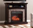 Home Depot Electric Fireplace Tv Stand Lovely Newburgh 45 5 In W Faux Stone Corner Infrared Electric Media Fireplace In Ebony