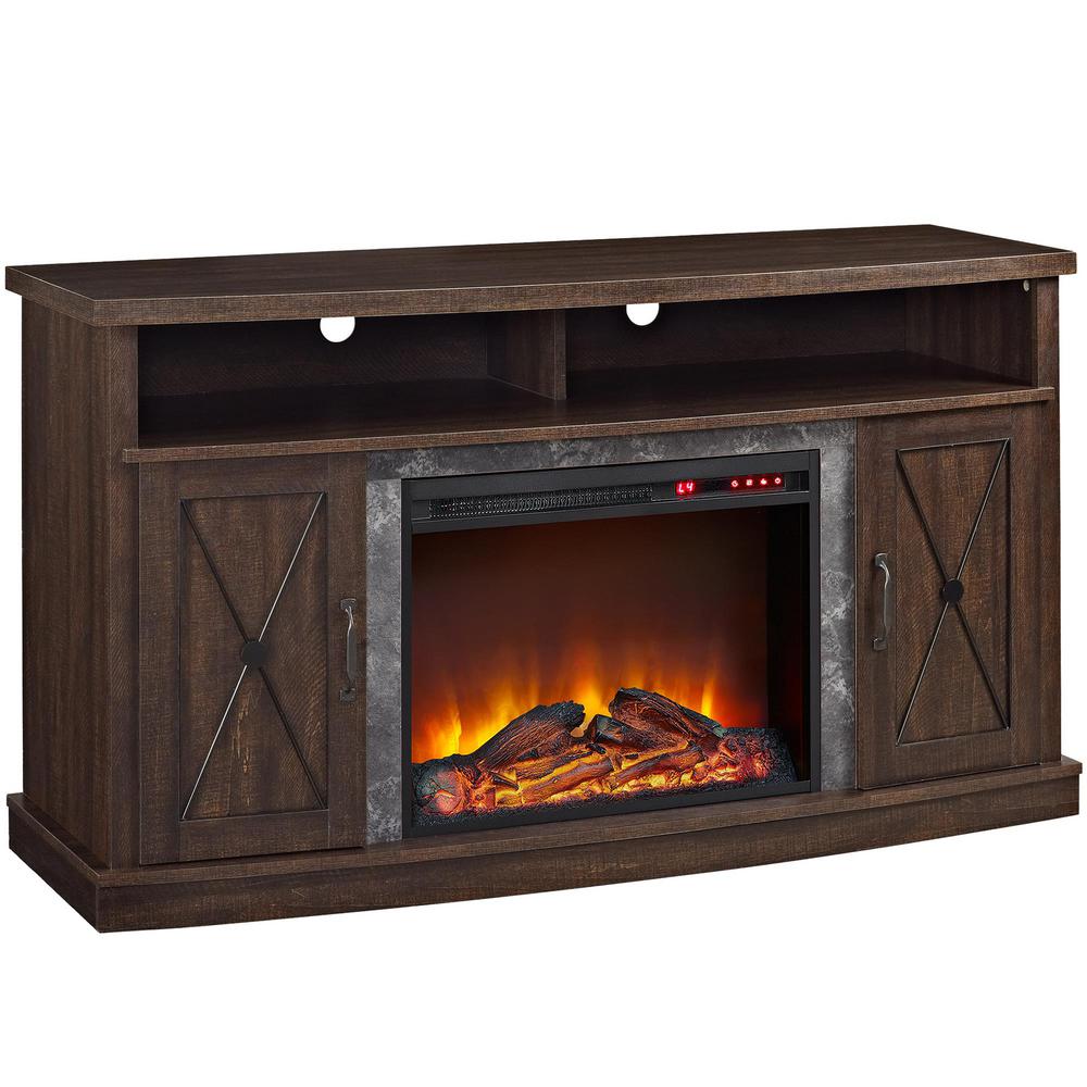Home Depot Fireplace Entertainment Center Elegant Ameriwood Yucca Espresso 60 In Tv Stand with Electric