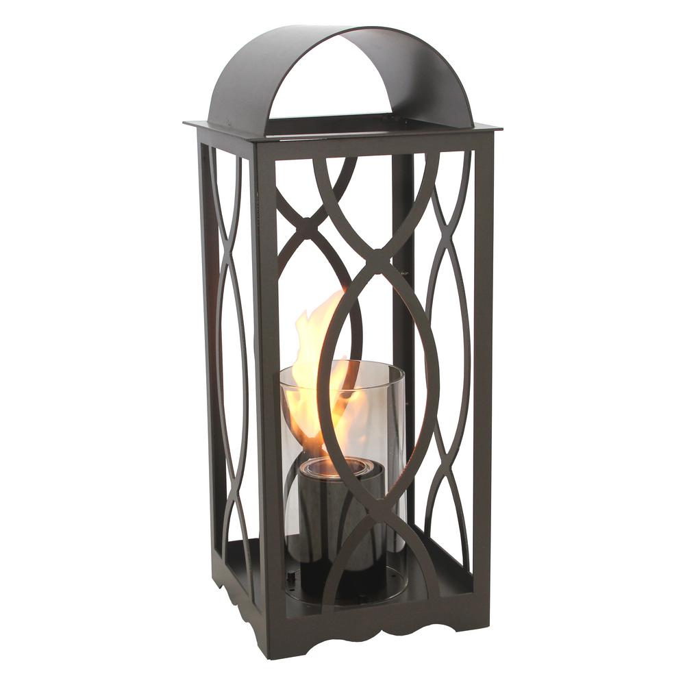 Terra Flame Augusta 26 5 in Lantern in Bronze Medium Size terra flame outdoor fireplaces od ga 01 02 64 1000