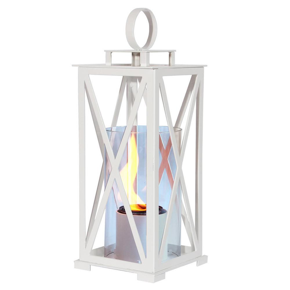 Home Depot Outdoor Fireplace New Terra Flame 17 In Madison Lantern In White Small Size