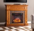 Home Depot White Fireplace New southern Enterprises Auburn 45 5 In Faux Stone Infrared