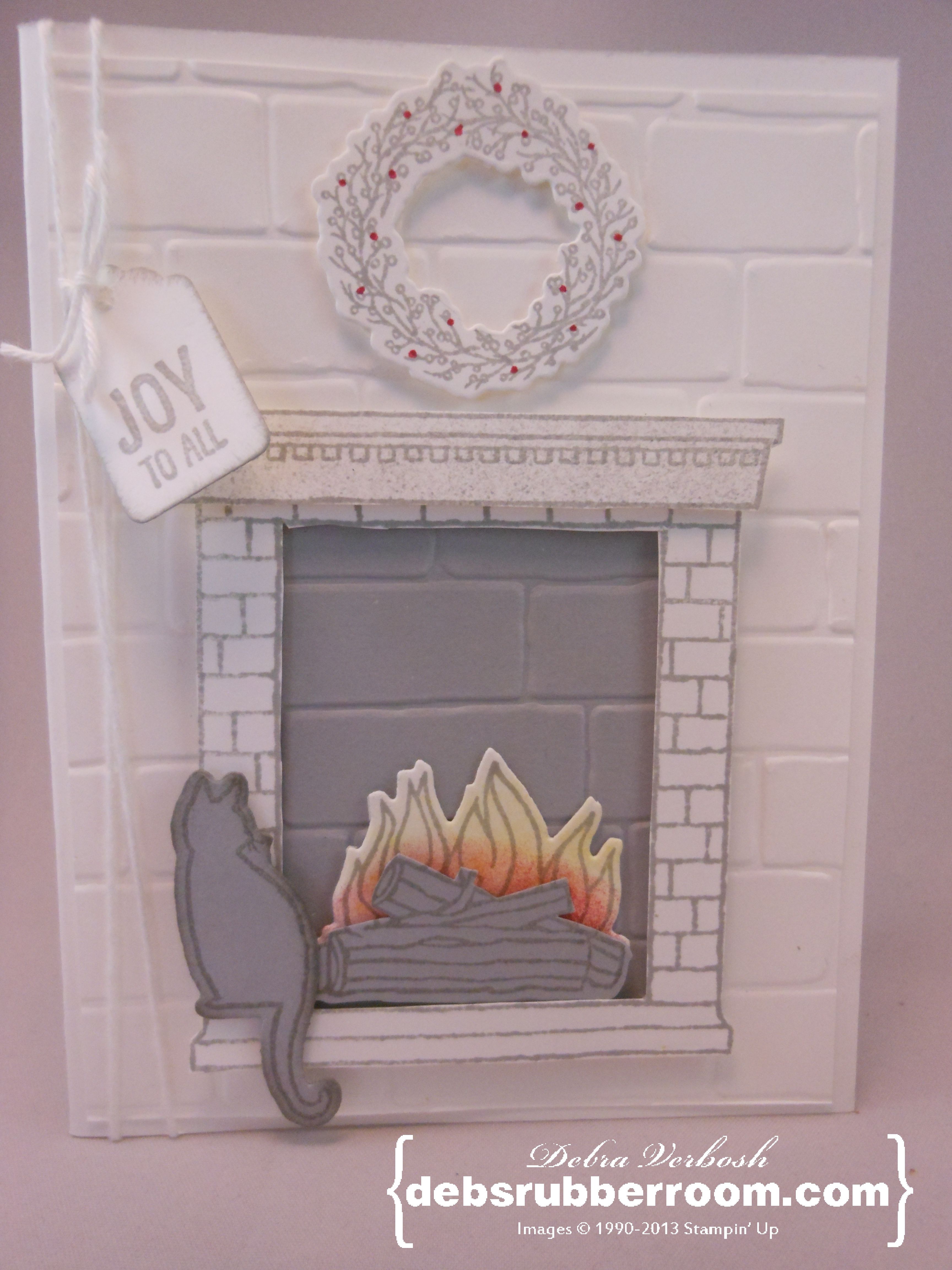 Homemade Fireplace Inspirational Festive Fireplace Stampin Up Google Zoeken