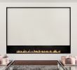 Horizontal Gas Fireplace New 2600 White Hole In the Wall Fire Section