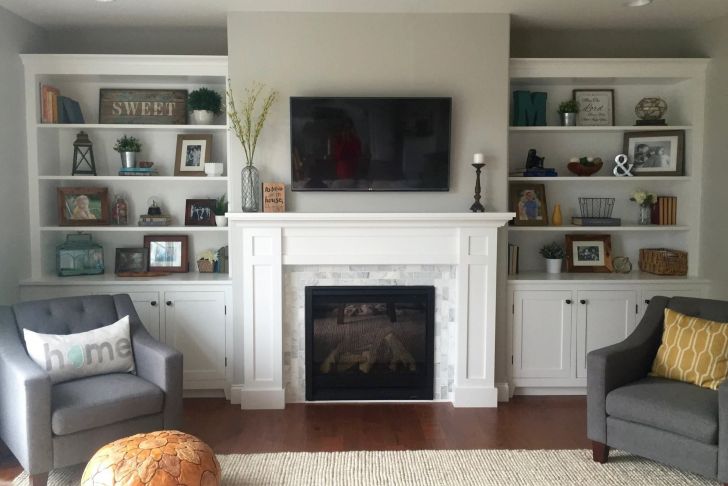 Houzz Electric Fireplace Beautiful How to Build A Built In the Cabinets Woodworking