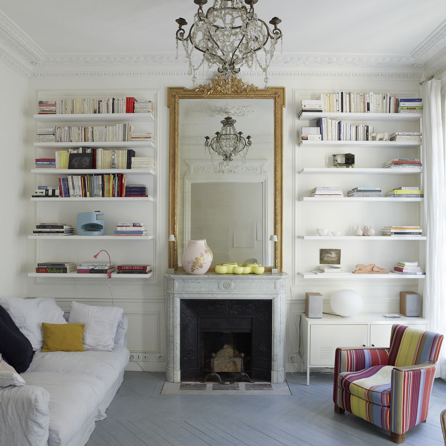 How To Use Mirrors To Create Good Feng Shui Living room mirror Getty 58b8be143df78c353c14eae5