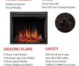 How to Adjust Gas Fireplace Flame Color Best Of Rwflame 28" Electric Fireplace Insert Freestanding & Recessed Electric Stove Heater touch Screen Remote Control 750w 1500w with Timer & Colorful Flame
