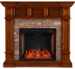 How to Arrange Fake Logs In Gas Fireplace Awesome southern Enterprises Merrimack Simulated Stone Convertible Electric Fireplace