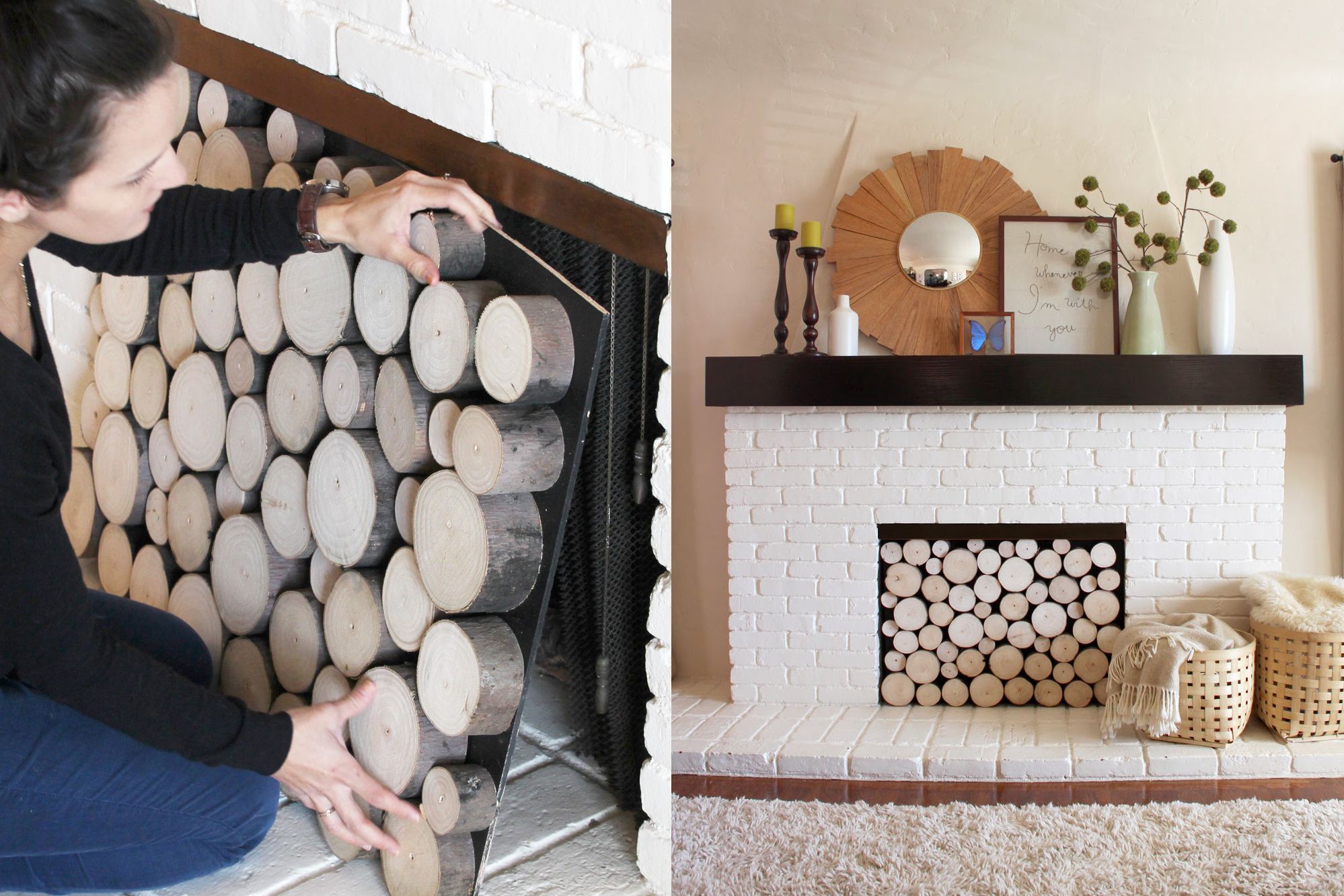 How to Arrange Fake Logs In Gas Fireplace Fresh Fireplace Mantel Decoration Tips and Ideas